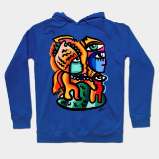 Rainbow Graffiti Creatures by  Emmanuel Signorino Hoodie